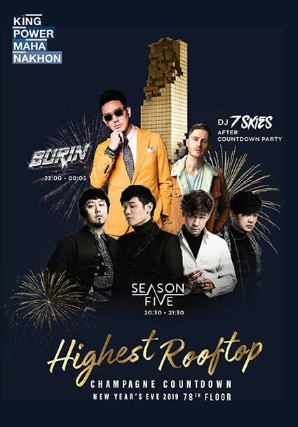 bangkok highest new year's eve party