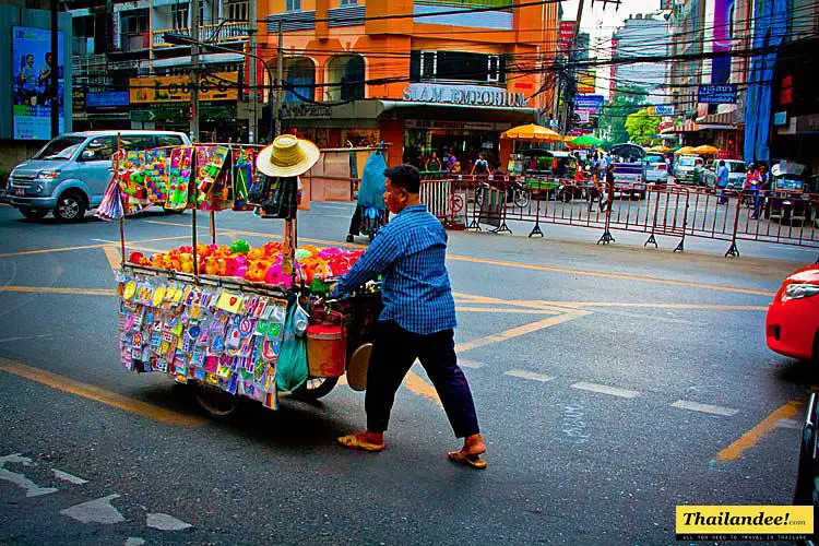 Vendeur ambulant bangkok