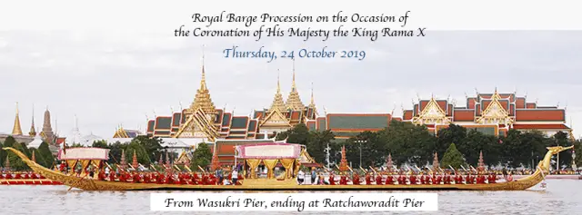 procession barges royales bangkok