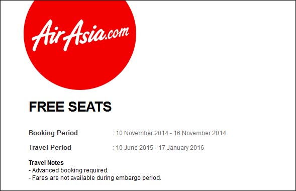 promotion Air Asia