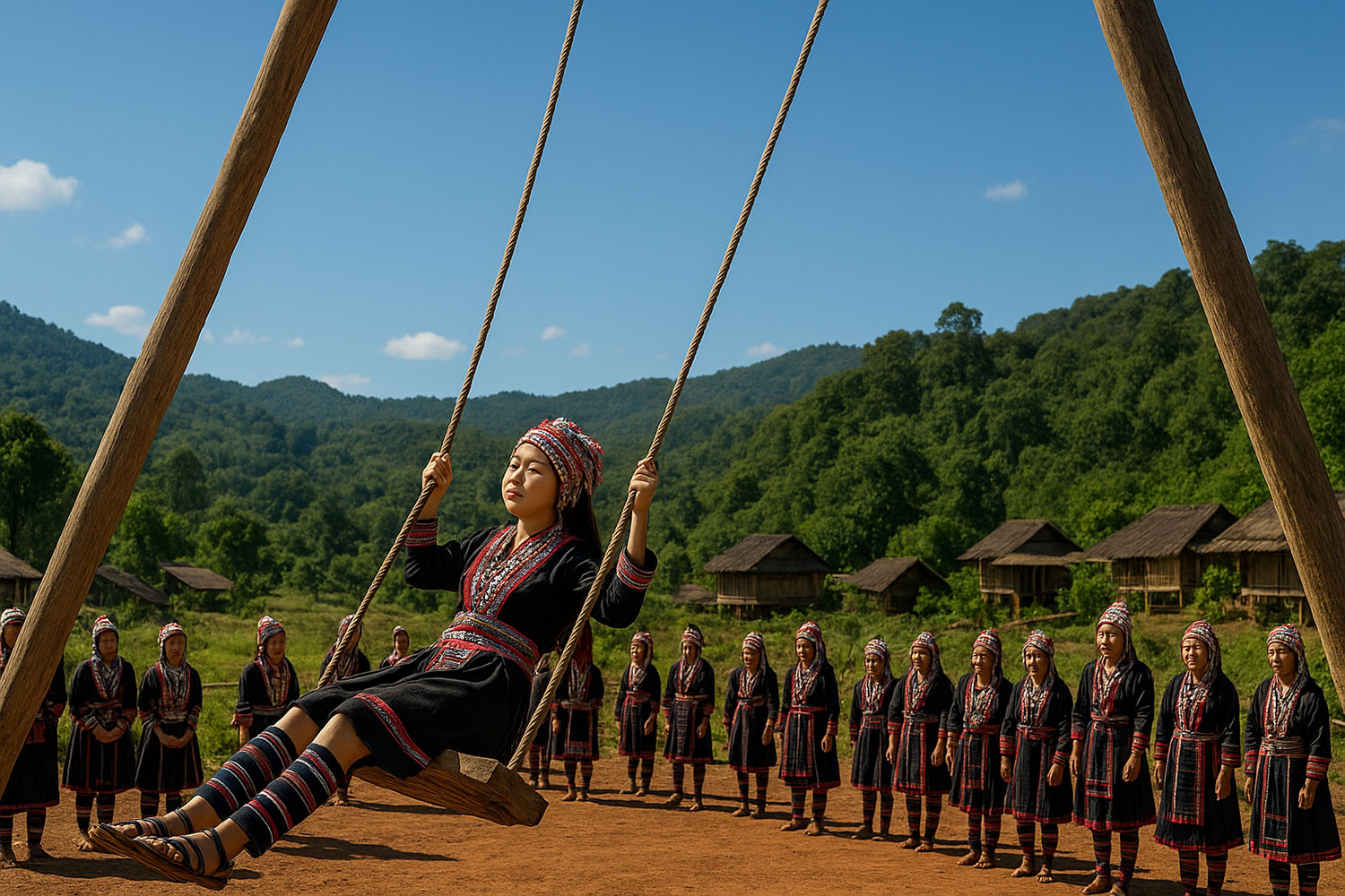 Le Festival de la Balançoire Akha à Chiang Rai (Akha Swing Festival)