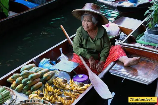 Marché flottant de Damnoen Saduak