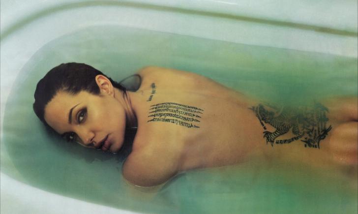 angelina jolie tatto