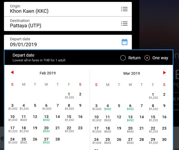 avion pas cher khon kaen pattaya