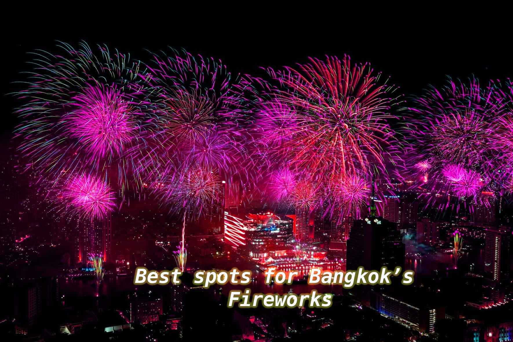 Les meilleurs spots gratuits pour assister au feu d’artifice de l’IconSiam à Bangkok