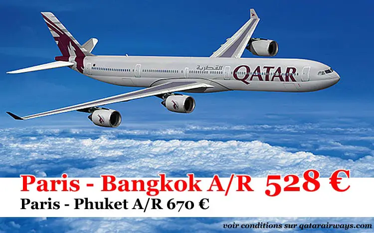 vol pas cher thailande 2020 covid19