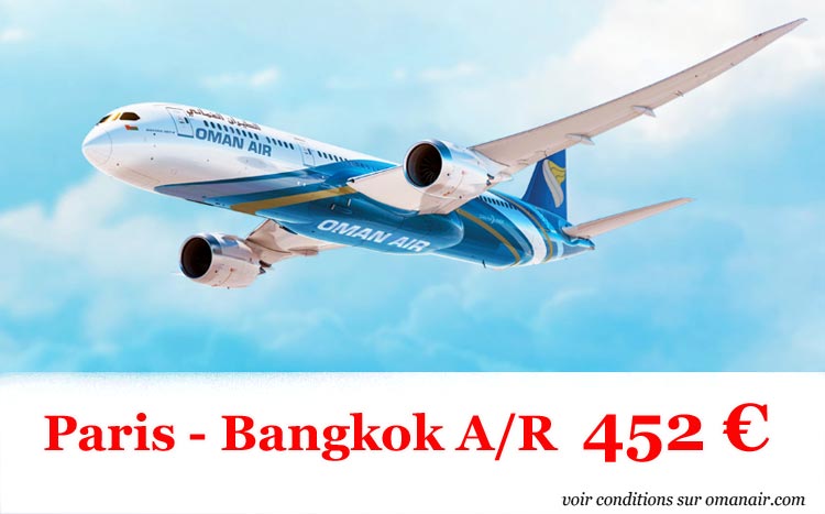 billet avion pas cher thailande