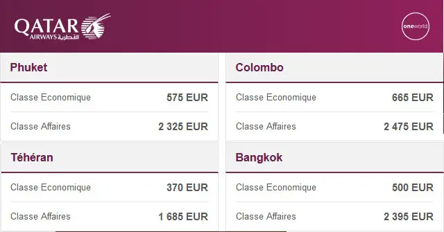 avion aps cher paris bangkok promo