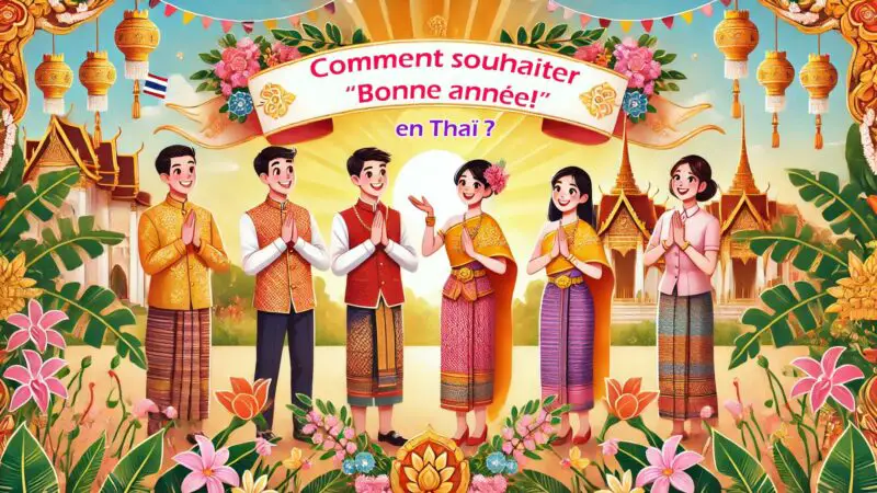Souhaiter la bonne année en Thaïlandais