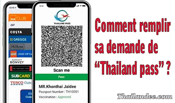 Comment remplir sa demande de Thaïland pass pas à pas