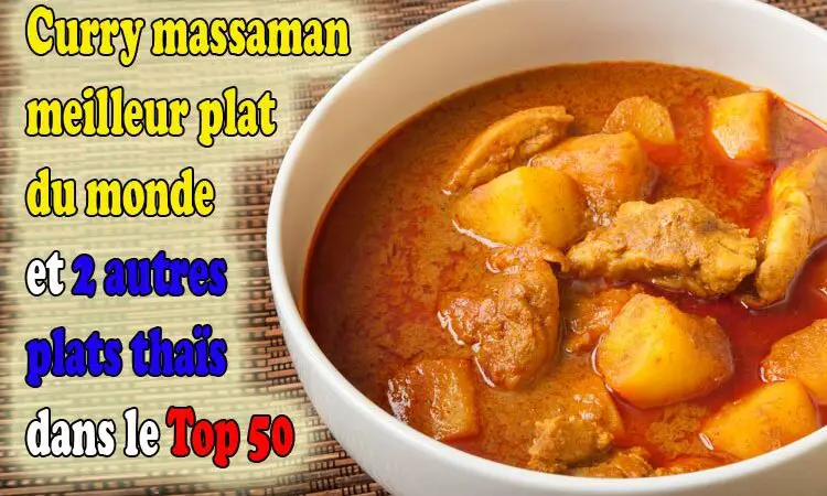 curry massaman meilleur plat du monde