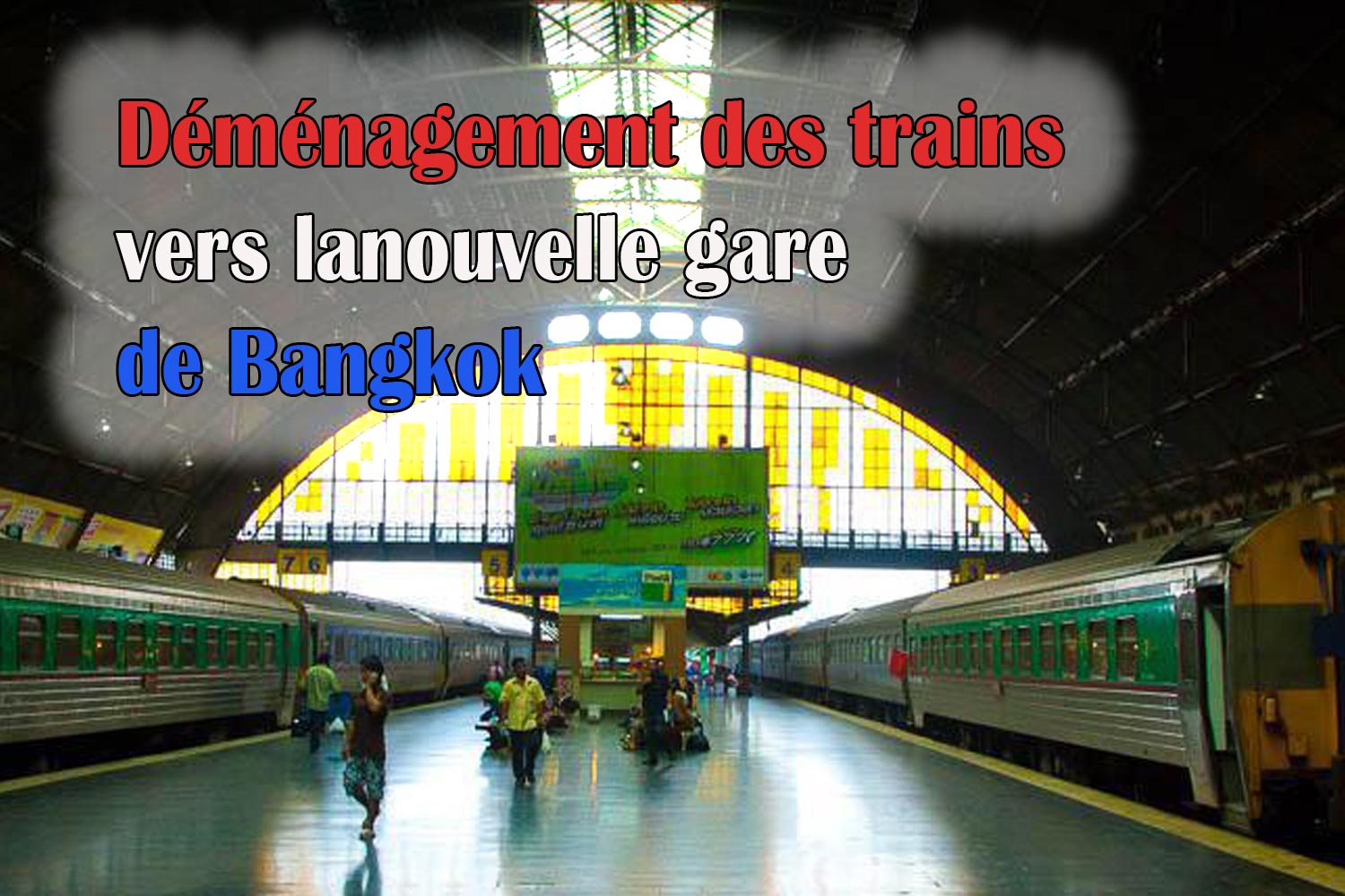 Déménagement des trains vers la nouvelle gare de Bangkok, Krung Thep Aphiwat Central Terminal Station