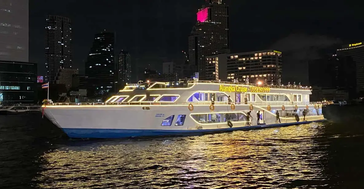 diner croisiere chao phraya bangkok