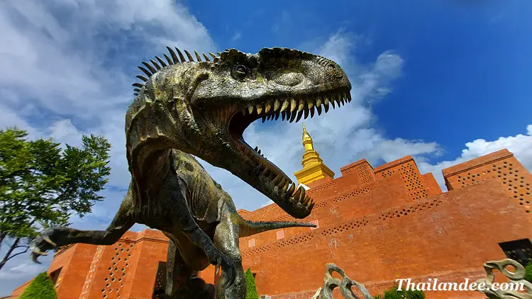un dinosaure attaque la Thaïlande