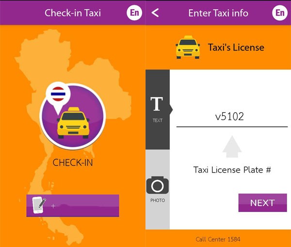 DLT Check-in Thailande