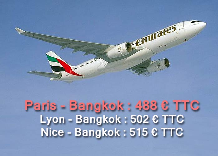 Promotions vols Bangkok