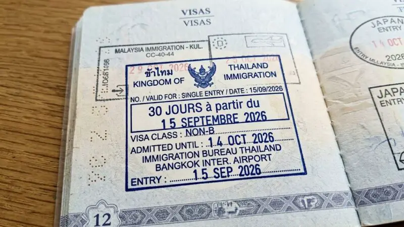 Exemption de Visa en Thaïlande : Retour officiel aux 30 jours au 15 septembre 2026