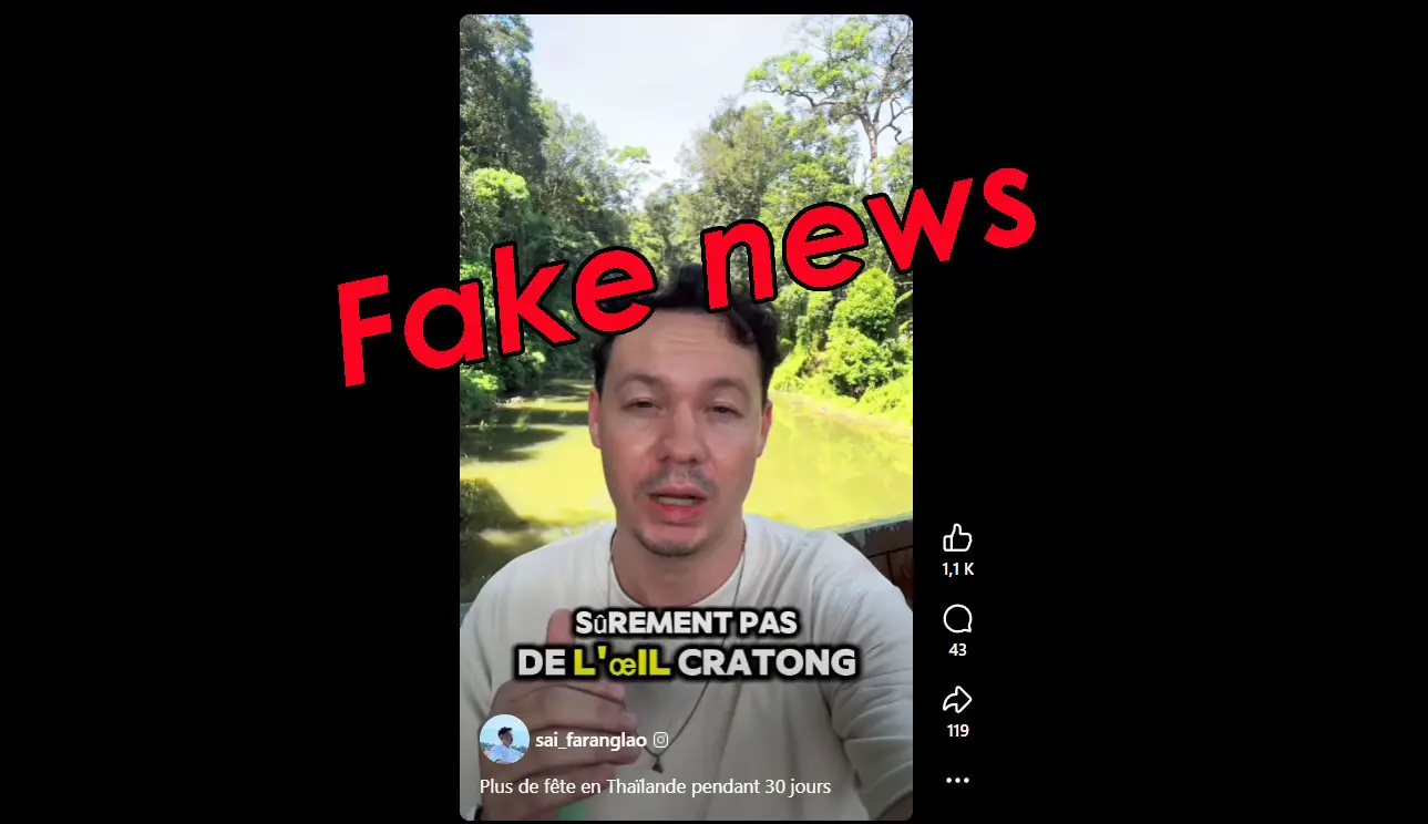 fake news thailande annonce annulation loy krathong