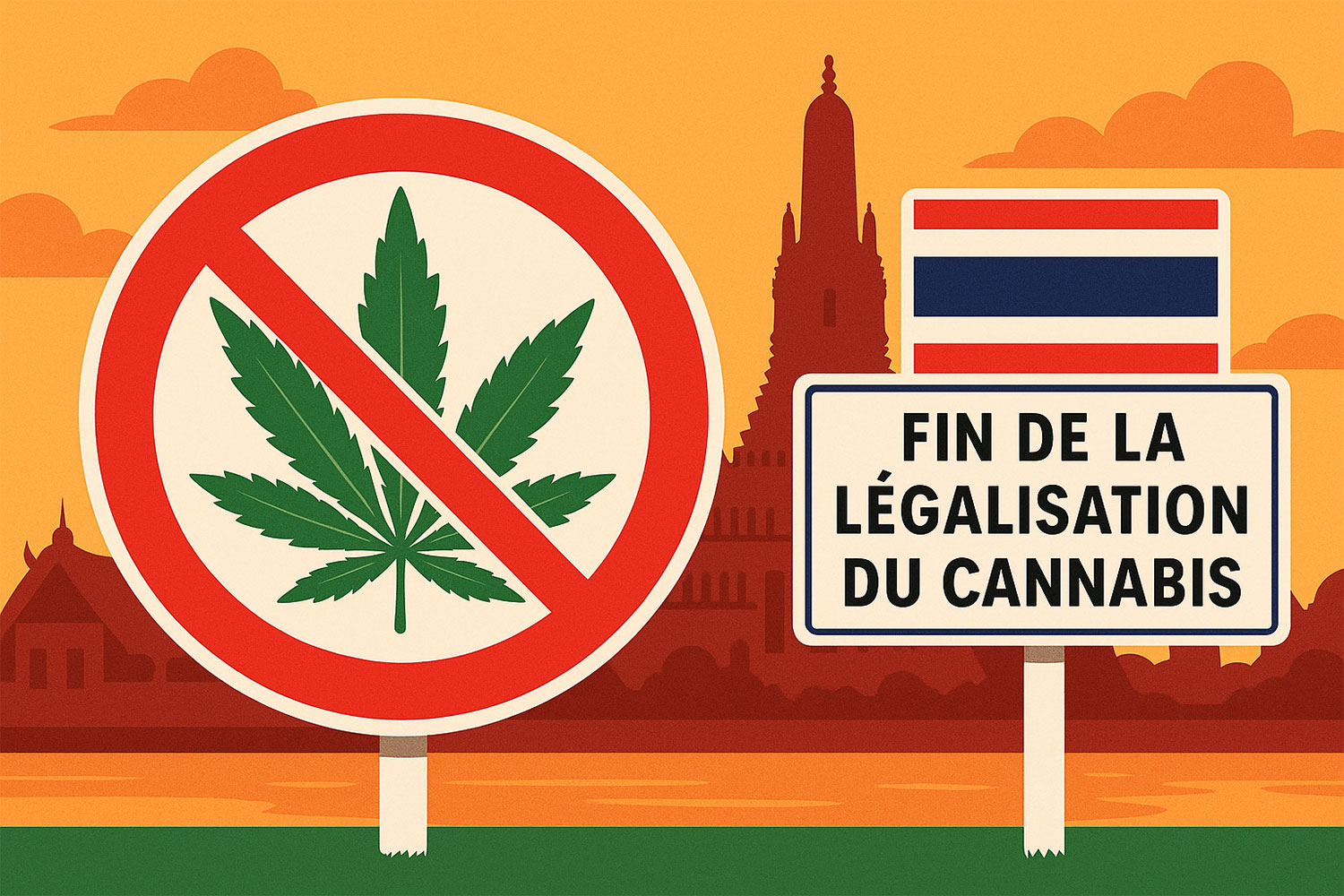 la thaïlande fait volte-face sur le cannabis : fin de l'usage récréatif confirmé