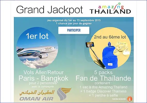 concours thailande