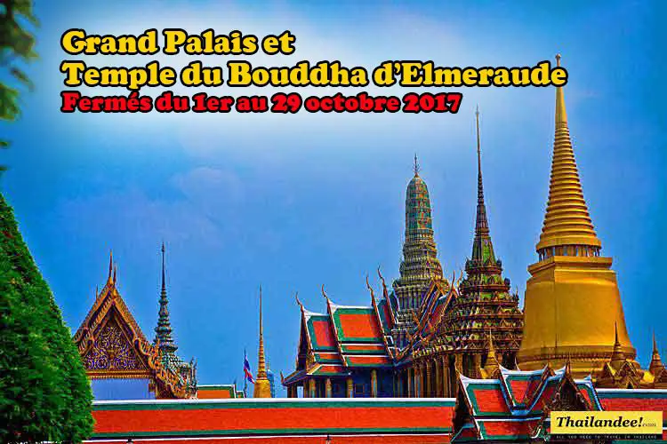 grand palais bangkok fermé touristes