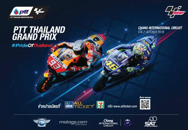 grand prix motoGp Thailande 2018