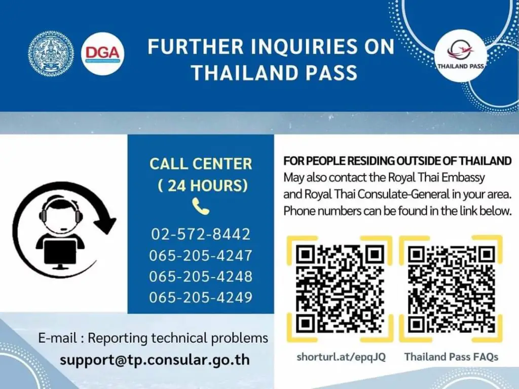 support thailand pass