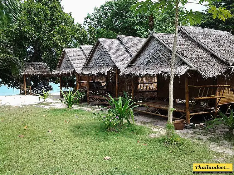 Une nuit dans ces bungalows : 1000 THB