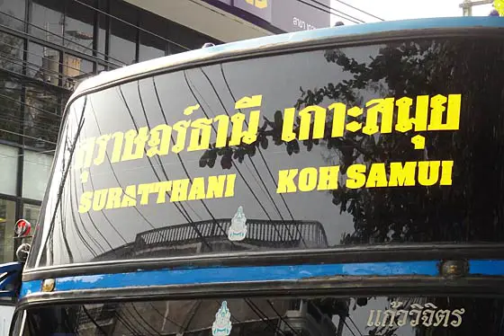 vols bus thailande