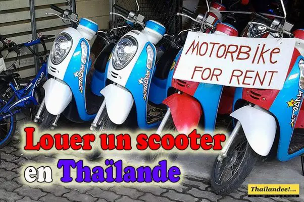 louer scooter thailande
