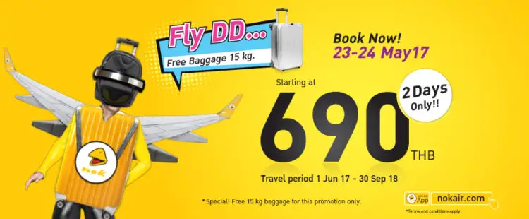 promo vols interieurs thailande