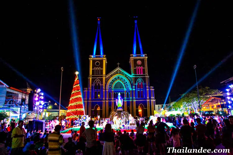 Christmas in Chanthaburi Thailand