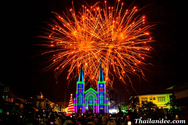 christmas festival chanthaburi thailand