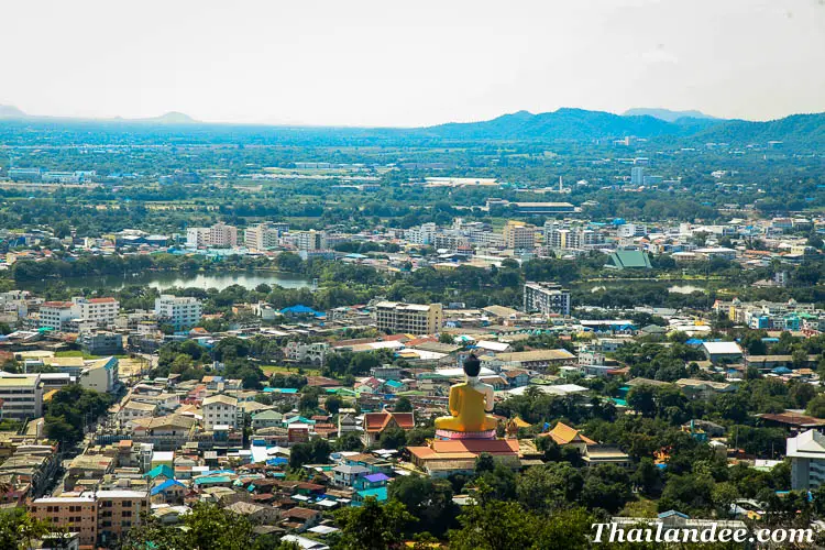 vue depuis le wat khiriwong nakhon wawan