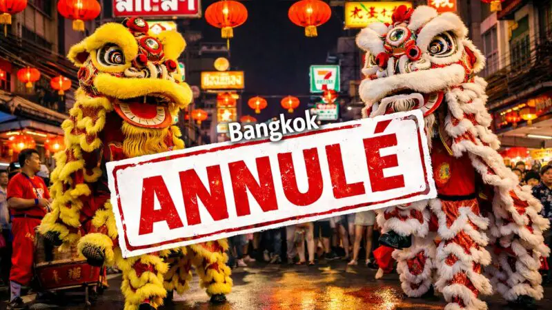 Pas de festivités du Nouvel An chinois cette année à Chinatown Bangkok