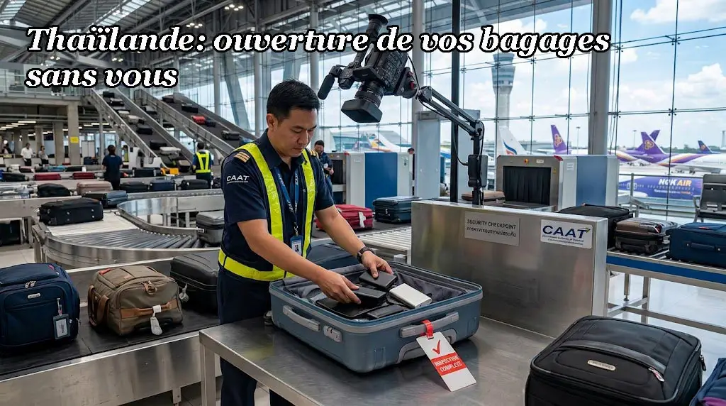 Thaïlande : vos bagages en soute ouverts sans votre présence dès le 16 octobre