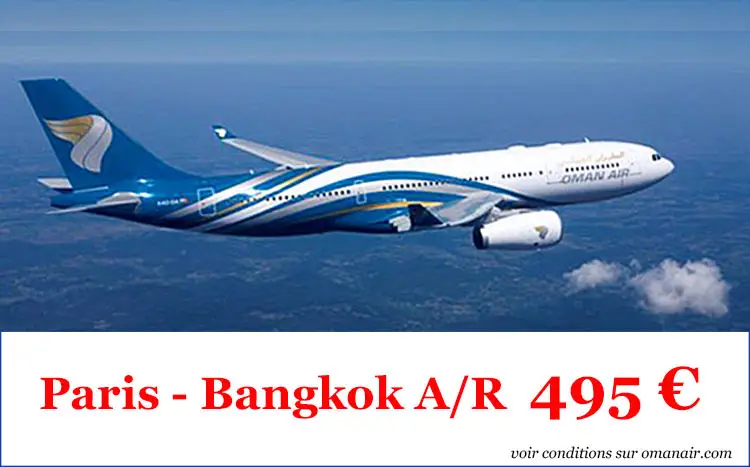 promo vol thailande