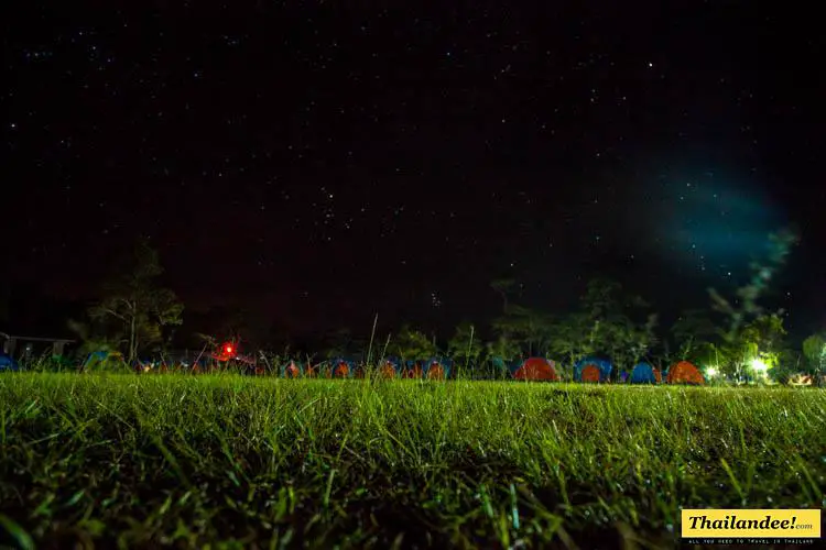 nuit étoilée  phu kradueng thailande