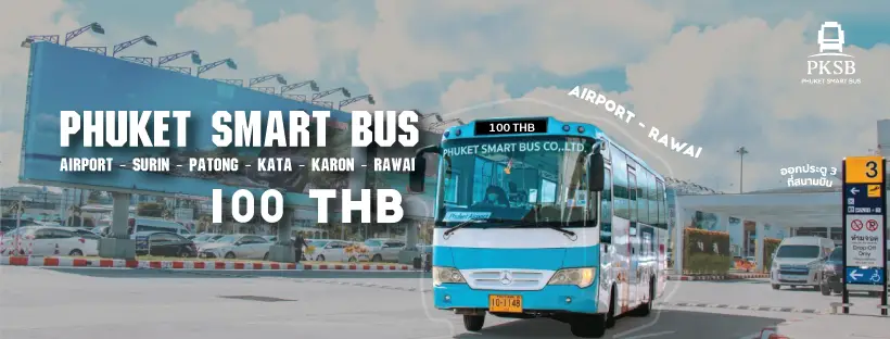 Service de Smart bus depuis l’aéroport de Phuket et vers les plages (MAJ 2023)