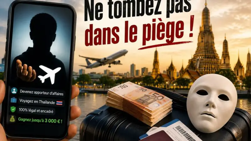 Thaïlande : attention à ces offres qui mènent en prison !