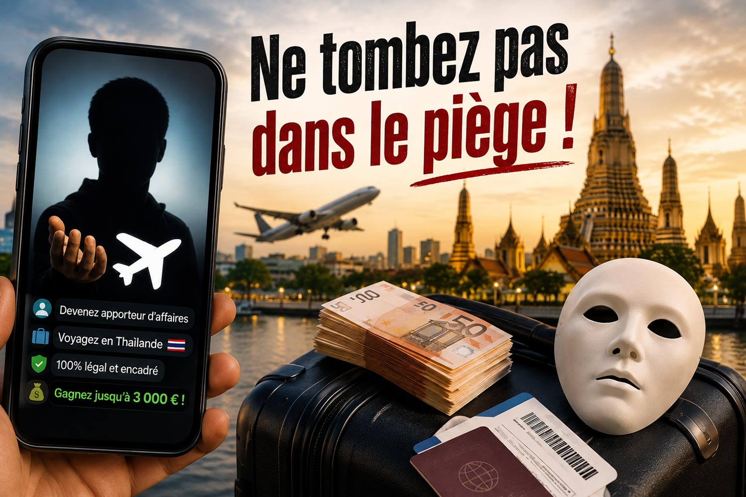 thaïlande : attention à ces offres qui mènent en prison !