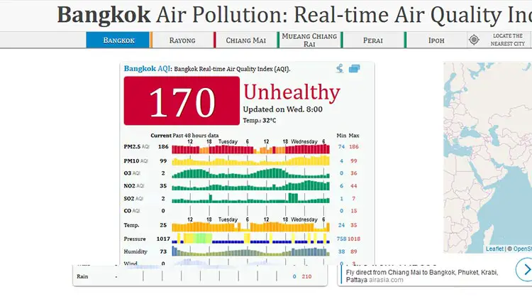 pollution bangkok