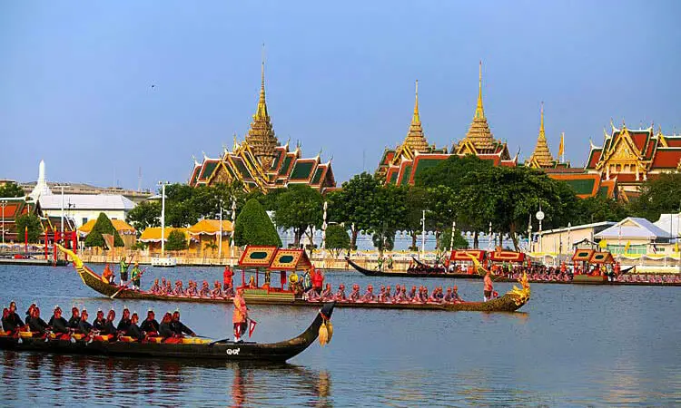 Répétitions de la procession des barges royales 2026 à Bangkok