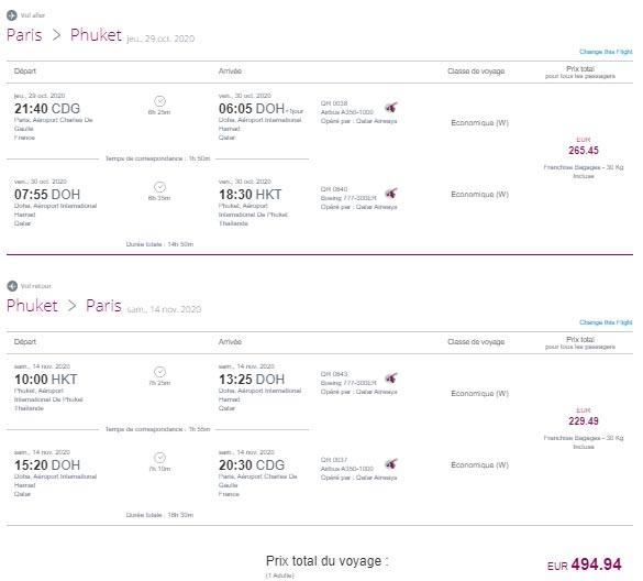 billets avion phuket aps cher thailande