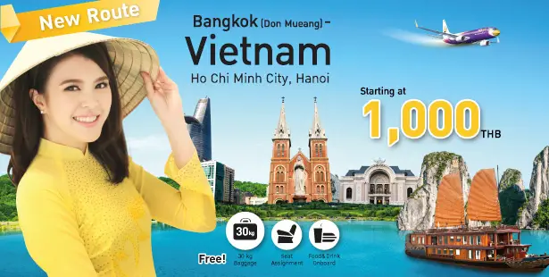promo vols thailande vietnam
