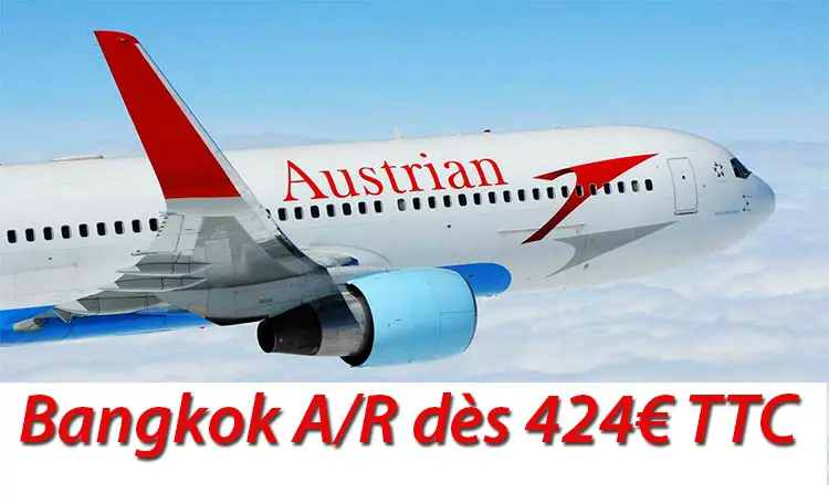 promotion billet avion thailande