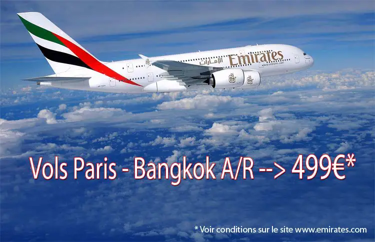 avion pas cher bangkok