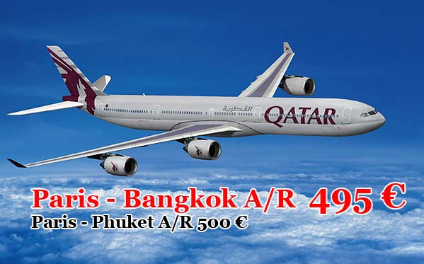 avion pas cher thailande