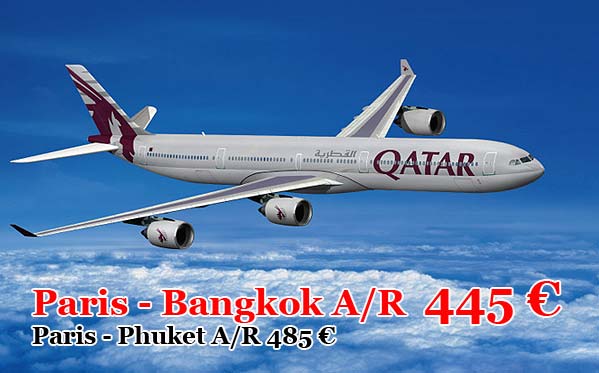 Vol paris bangkok pas cher