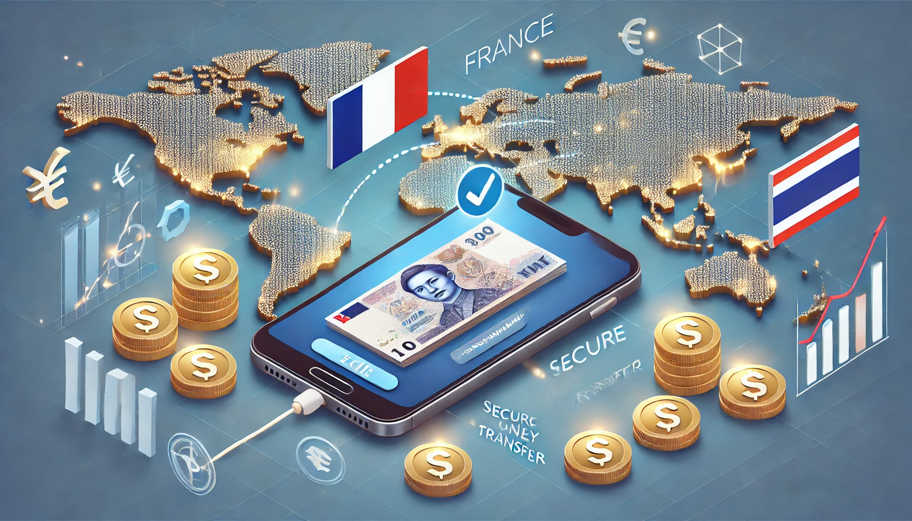 Quelle est la Meilleure Solution pour Envoyer de l’Argent entre la France et la Thaïlande ?